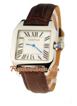 Cartier Santos 100 Dama Reloj Réplica