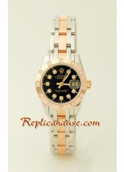 Rolex Réplica Datejust - Dos Tonos - Dama -