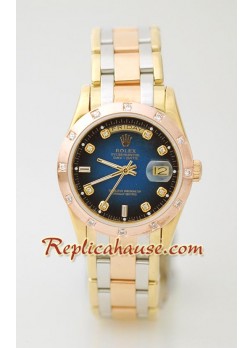 Rolex Réplica Day Date Tres Tonos Reloj