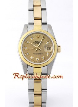 Rolex Réplica Suizo Datejust Reloj para Dama