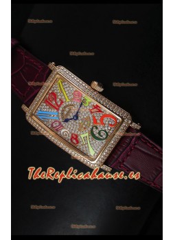 Franck Muller Master of Complications Long Island Ladies Relok en Oro Rosado