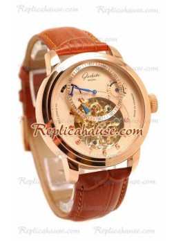 Glashutte Panaomatic Regulator Tourbillon Reloj Réplica