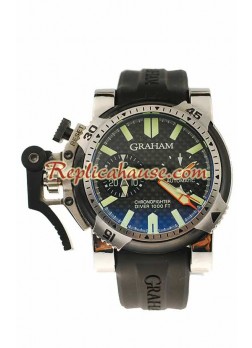 Graham Chronofighter Overtamaño Diver Reloj Réplica