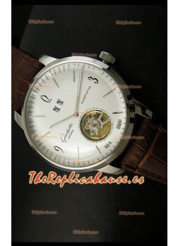 Glashuette Turbillón Réplica Japonesa con esfera blanca