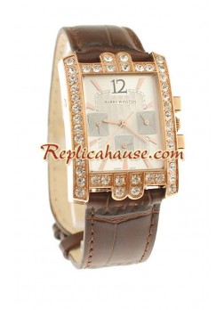 Harry Winston Avenue C Cronógrafo Suizo Dama Reloj Réplica
