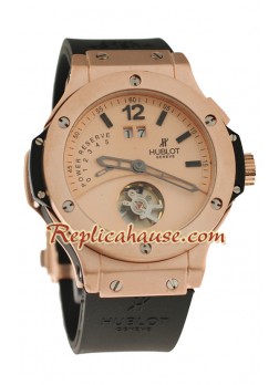 Hublot Big Bang Big Fecha Bateria de Reserva Tourbillon Reloj