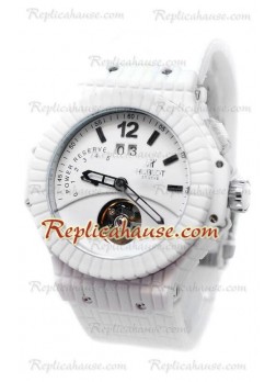 Hublot Big Bang Rubber Mat Tourbillon Bateria de Reserva Reloj