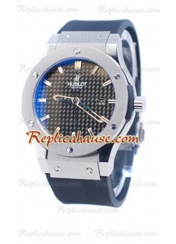 Hublot Classic Fusion Silver Stamped Dial Reloj