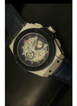 Hublot Big Bang King Reloj de Cuarzo Suizo en Acero Dial tipo Skeleton 45MM