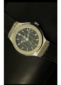 Hublot Classic Fusion Reloj con Caja de Acero y Dial de Carbón 39MM