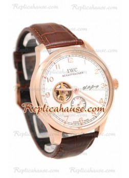 IWC Portuguese Regulateur Tourbillon Reloj Réplica