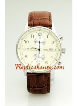 IWC Portuguese Cronógrafo Reloj Réplica