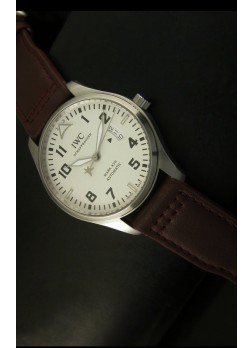 IWC Mark XVII Reloj Suizo de Acero Inoxidable Solido con Dial Blanco