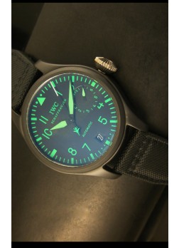 IWC Big Pilot Top Gun Reloj en Caja de Cerámica - Réplica a Escala 1:1