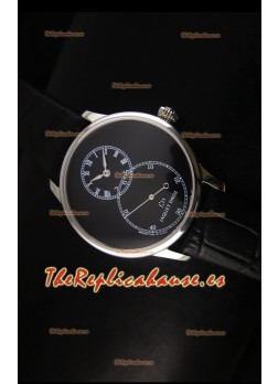 Jaquet Droz Grande Seconde Black Enamel Reloj con Caja en Acero Inoxidable Dial Negro