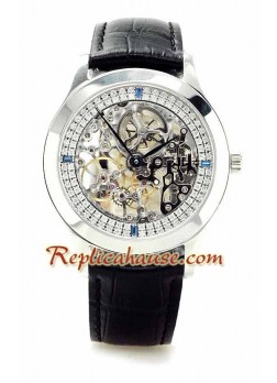 Jaeger LeCoultre Skeleton Reloj Suizo de imitación