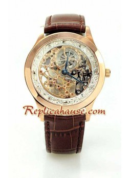 Jaeger LeCoultre Skeleton Reloj Suizo de imitación