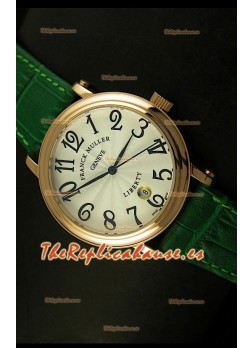 Franck Muller Master of Complications Liberty, Reloj Japonés, correa verde