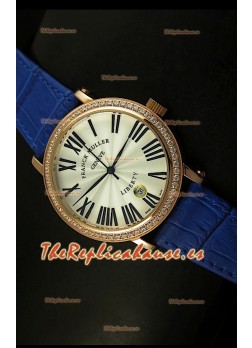Franck Muller Master of Complications Liberty, Reloj Japonés, correa morada
