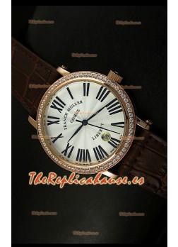 Franck Muller Master of Complications Liberty, Reloj Japonés, correa marrón