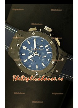 Hublot Big Bang, Reloj en caja de Cerámica Negra, con Movimiento de Cuarzo