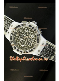 Hublot Big Bang Edición Snow Leopard MARIA HOFL -RIESCH, Reloj de 34MM