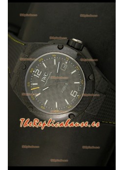 IWC Ingenieur Reloj Réplia Suiza caja de Carbono, Dial de Carbono