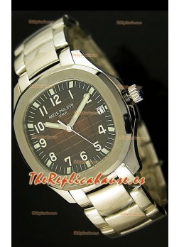 Patek Philippe 5167 Aquanaut Jumbo Reloj Réplica Suiza -  réplica en escala 1:1, Dial Marrón
