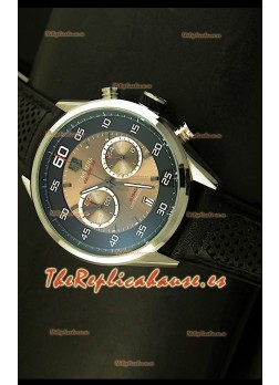 Tag Heuer Carrera Calibre 36 Flyback, Reloj Réplica, Dial Blanco - Movimiento de Cuarzo