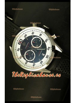 Tag Heuer Carrera Calibre 36 Flyback, Reloj Réplica, Dial Negro - Movimiento de Cuarzo