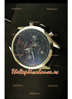 Tag Heuer Carrera Calibre 36 Flyback, Reloj Réplica, Dial Negro - Movimiento de Cuarzo