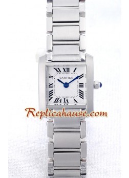 Cartier Tank Francaise Reloj de Dama