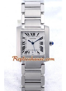 Cartier Tank Francaise Gry Modele Men's