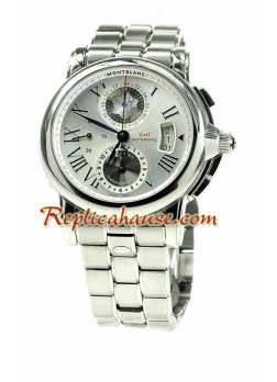 Mont Blanc Star GMT 100th Anniversary Reloj Suizo de imitación