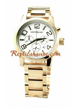 Mont Blanc Timewalker Gold Reloj Réplica