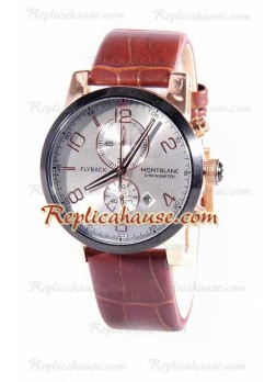 Mont Blanc Classic Flyback Cronógrafo Reloj Réplica