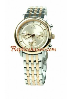 Omega Co-Axial Deville Cronógrafo Reloj Réplica