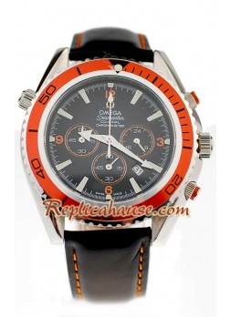 Omega Seamaster - Planet Ocean Leather Reloj