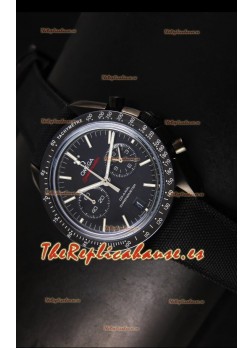Omega Speedmaster Moon Reloj Réplica Japonés Co-Axial Dial. Caja color Negro