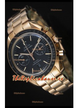 Omega Speedmaster Moon Reloj Suizo Co-Axial en Oro Rosado - Réplica Espejo 1:1