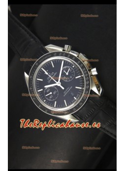 Omega Speedmaster Moon Reloj Suizo Co-Axial en Acero Inoxidable - Réplica Espejo 1:1