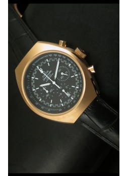 Omega Speedmaster MARK II Co-Axial Cronógrafo Caja de Oro Rosado
