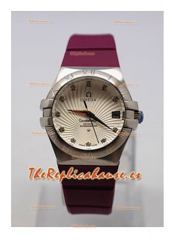 Omega Constellation para damas Réplica –  Carcasa de acero - 35 mm.