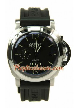 Panerai Luminor GMT 8 Days Reloj Suizo de imitación