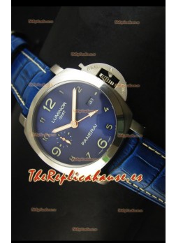 Panerai Luminor Marina GMT PAM437L Reloj Suizo de Titanio - Réplica Espejo 1:1