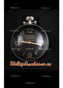 Panerai Radiomir 8 Days PAM581 Table Clock Reloj Suizo with Box and Watch Stand
