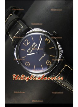 Panerai Radiomir PAM604 3 Days DLC Coated Reloj Suizo con Movimiento Unitas