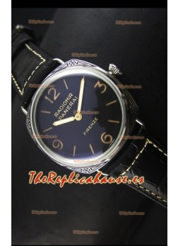 Panerai PAM604 Radiomir Firenze 3 Days Acciaio Reloj Suizo - Movimiento Unitas