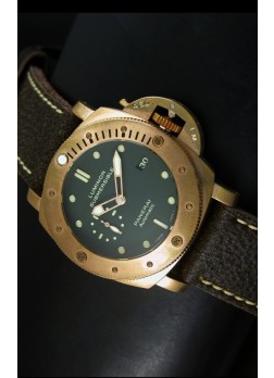 Panerai Luminor Submersible PAM382 Bronzo - Ultima Edición Reloj Réplica Escala 1:1