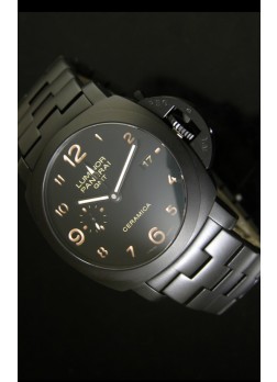 Panerai Luminor GMT PAM441 Reloj en Cerámica - Edición Revestida en DLC